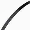 10pcs Textured Grip Metal Hair Loop Bands, Expandable DIY Hair Hoop Craft Supplies for Cat Ear Headband, Women's Hair Accessories - as described, Black view 2