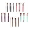 6pcs Soft Synthetic Eyeshadow Makeup Brush Kit for Eyeliner Eye Liner- Professional Set for Liquid and Powder Blending - for Travel - Gift for Her - Versatile - Black Coffee view 4