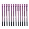 Black/Dark Brown/Brown 12-Piece Brow Pencil Makeup Set, Smudgeproof Eyebrow Liner Pen for Perfect Makeup, Suitable for Beginners - Black view 3