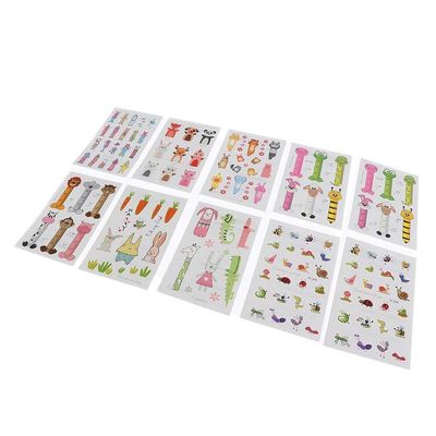 10 Sheets Temporary Body Tattoos for Kids, Animal Designs, Water & Easy to Apply, Safe & Non-, Perfect for Parties, Rewards, and Daily Use - A
