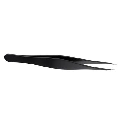 Professional Eyelash Extension Tweezers - Multifunctional Sharp & Curved Head Clamp for False Lash Application | Titanium Steel Material - Sharp Head