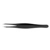Professional Eyelash Extension Tweezers - Multifunctional Sharp & Curved Head Clamp for False Lash Application | Titanium Steel Material - Sharp Head view 2