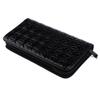 Hairdresser Scissors Scissors Case Classic Simple Style Capacity - Black | Pretty & Fashionable Design Bag for Hair Stylist | High-Resilience PU Leather - Black view 3