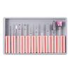 10pcs Electric Nail Drill Bits Set with Tungsten Steel, Ceramic and Emery Material for Acrylic Nails - Manicure Pedicure Polishing, Cuticle Dead Skin Removal - - BH-07 view 1