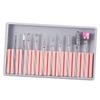 10pcs Electric Nail Drill Bits Set with Tungsten Steel, Ceramic and Emery Material for Acrylic Nails - Manicure Pedicure Polishing, Cuticle Dead Skin Removal - - BH-07 view 2