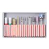 10pcs Electric Nail Drill Bits Set with Tungsten Steel, Ceramic and Emery Material for Acrylic Nails - Manicure Pedicure Polishing, Cuticle Dead Skin Removal - - BH-08 view 1