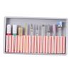 10pcs Electric Nail Drill Bits Set with Tungsten Steel, Ceramic and Emery Material for Acrylic Nails - Manicure Pedicure Polishing, Cuticle Dead Skin Removal - - BH-08 view 3