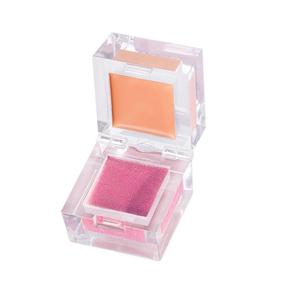2-in-1 Facial Blush Cream: Smooth Multifunctional Cheek & Eye Shadow Palette, Long-Lasting Makeup for Women, Portable & Easy to Apply, Perfect for Party & - 04