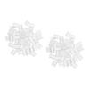 100pc Flat U Tip Keratin Granule Beads Set Nail | Hair Extension Hot Fusion Glue | Rebond & Bonding U Tips - 1 x 0.5cm, White view 2