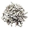 100x Silver Metal Alligator Clips Hair Accessories | DIY Hair Bows Hair Clips | Teeth Design for Thick or Thin Hair | Craft Supplies for Styling Art - 4cm(100Pack), Silver view 2