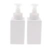 2X Refills Foam Soap Dispensers: Easy Refill, Comfortable Pump, 450ml Capacity, Great for Kitchen and Bathroom - White view 1