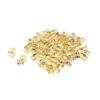 100Pcs Dreadlocks Beads DIY Hair Decoration Rings Hoops, Flexible Metal Braiding Clips for Stylish Hair Jewelry, Salon Stylists, Gifts, 0.47 inch Width, Gold view 1
