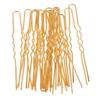 20 Pack Wave U Shaped Hair Pins for Women - Metal Hair Clips for Styling Tools, Bridal Hair Accessories & Hair Salon - weight & Reusable Hairpins - Jewelry - Golden view 1