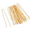 20 Pack Wave U Shaped Hair Pins for Women - Metal Hair Clips for Styling Tools, Bridal Hair Accessories & Hair Salon - weight & Reusable Hairpins - Jewelry - Golden view 3