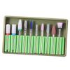 10pcs Electric Nail Drill Bits Set with Tungsten Steel, Ceramic and Emery Material for Acrylic Nails - Manicure Pedicure Polishing, Cuticle Dead Skin Removal - - BH-06 view 2