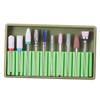 10pcs Electric Nail Drill Bits Set with Tungsten Steel, Ceramic and Emery Material for Acrylic Nails - Manicure Pedicure Polishing, Cuticle Dead Skin Removal - - BH-06 view 3