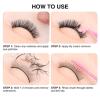 Professional Eyelash Glue r Fruit Flavour 5G Low Irritation Cream, Fast Dissolution, Sensitive Skin Friendly for False Eyelash Extension Supplies - Aloe Green view 4