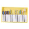 10pcs Electric Nail Drill Bits Set with Tungsten Steel, Ceramic and Emery Material for Acrylic Nails - Manicure Pedicure Polishing, Cuticle Dead Skin Removal - - BH-03 view 3