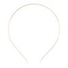 10pcs Textured Grip Metal Hair Loop Bands, Expandable DIY Hair Hoop Craft Supplies for Cat Ear Headband, Women's Hair Accessories - as described, Gold view 3