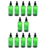 12pcs Empty Essential Oils Bottles Aromatherapy Dropper 30ml - Blue, Glass Perfume Bottles for Travel, Beauty Shop, Spa, Personal Use - Green view 3