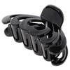 10pcs Hollow Heart Women Plastic Hair Clip Hairpin Claw Clamp Headwear Headpiece - Set of 10 Butterfly Style Hair Claw Clips for Daily Use and Salon, Strong - 3.35 x 1.69inch, Black view 2