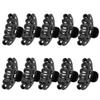 10pcs Hollow Heart Women Plastic Hair Clip Hairpin Claw Clamp Headwear Headpiece - Set of 10 Butterfly Style Hair Claw Clips for Daily Use and Salon, Strong - 3.35 x 1.69inch, Black view 3