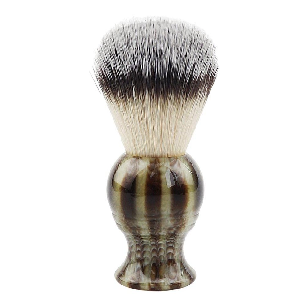 Nylon Hair Shaving Brush for Men-Professional Salon Quality Soft Brush for Gentle Shaving-Home and Travel Use-Premium Barber Art Gift-Trending Mens Grooming - N3