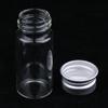 20 Refillable Round Glass Jars for Lotions & Creams - Perfect Travel Size Gift Set - Aromatherapy Essential Oils Storage Containers - Clear Glass & Aluminum - 10ml view 2