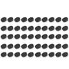 50 Pieces Cosmetic Jars with Lids Clear Plastic Container Travelling Storage Organizer for Makeup Lotions Creams Nail Accessories Jewelry Compact and - Black view 4