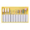 10pcs Electric Nail Drill Bits Set with Tungsten Steel, Ceramic and Emery Material for Acrylic Nails - Manicure Pedicure Polishing, Cuticle Dead Skin Removal - - BH-01 view 1