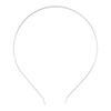 10pcs Textured Grip Metal Hair Loop Bands, Expandable DIY Hair Hoop Craft Supplies for Cat Ear Headband, Women's Hair Accessories - as described, White view 4