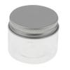 10x Clear Plastic Jars Set - Travel Makeup Bottles 30-120ML, Multi-functional Storage Containers for Makeup, Kitchen, and Crafts - PET + Aluminium Material - - 40ml, Clear view 2