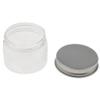 10x Clear Plastic Jars Set - Travel Makeup Bottles 30-120ML, Multi-functional Storage Containers for Makeup, Kitchen, and Crafts - PET + Aluminium Material - - 40ml, Clear view 3