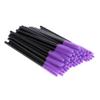 50 Pack Disposable Eyelash Mascara Brushes Wands Set, Silicone Makeup Applicators for Women, Professional Salon, and Eyelash Extensions - Purple view 3