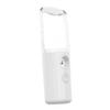 Portable Facial Mister Cool Atomization | USB Rechargeable Nano Spa Steamer for Women | Hydrating Facial Mist for Skin Care and Eyelash Extension - White view 2