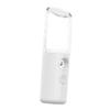 Portable Facial Mister Cool Atomization | USB Rechargeable Nano Spa Steamer for Women | Hydrating Facial Mist for Skin Care and Eyelash Extension - White view 3