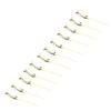 12Pcs Duckbill Hair Sectioning Clips Salon Hairdressing Styling Clamp - Strong Spring Hold, Precision Styling, Professional Grade - Stainless Steel Clips for - 8.5cm, Gold view 3