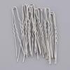 20 Pack Wave U Shaped Hair Pins for Women - Metal Hair Clips for Styling Tools, Bridal Hair Accessories & Hair Salon - weight & Reusable Hairpins - Jewelry - White K view 3