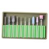 10pcs Electric Nail Drill Bits Set with Tungsten Steel, Ceramic and Emery Material for Acrylic Nails - Manicure Pedicure Polishing, Cuticle Dead Skin Removal - - BH-05 view 1