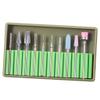 10pcs Electric Nail Drill Bits Set with Tungsten Steel, Ceramic and Emery Material for Acrylic Nails - Manicure Pedicure Polishing, Cuticle Dead Skin Removal - - BH-05 view 3