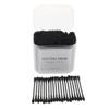 200pcs Double Head Cotton Swabs with Wooden Handle for Makeup and Cosmetics Removal, 100% Pure Cotton, 3.15 inch Long - Black view 4