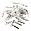 100x Silver Metal Alligator Clips Hair Accessories | DIY Hair Bows Hair Clips | Teeth Design for Thick or Thin Hair | Craft Supplies for Styling Art - 4cm(30Pack), Silver view 1
