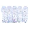 5X Festival Chunky Holographic Glitter for Face Body Hair Nails - Super Dazzling Glitters - Perfect for Festivals, Parties, and Daily Wear - 2.4 x 3.7cm, 01 view 1