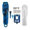 DIY Camouflage Full Housing Combo Kit for 8148 8591 - Fashionable Cordless Hair Trimmer Cover - High Temperature Electric Hair Shell - Blue view 1