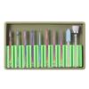 10pcs Electric Nail Drill Bits Set with Tungsten Steel, Ceramic and Emery Material for Acrylic Nails - Manicure Pedicure Polishing, Cuticle Dead Skin Removal - - BH-04 view 1