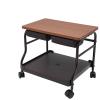 Pedicure Trolley Cart for Pedicure Manicure Beauty Salon Nail Foot Bath Spa,Portable Foot Trolley Storage Pedicure Cart for Hair Salons Home Bathrooms (Coffee) view 3