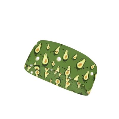 NDISTIN Avocado Headband Casual Sweatbands Home Women Makeup Hairband, Pack of 1