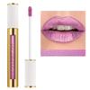 MAKI YIKA Pink Lipstick for Women Metallic Lipsticks Glitter Long Lasting Lipstick No Smudge No Transfer Liquid Lip Gloss (BR012 Paradise) view 1