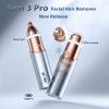 Facial Hair Removal for Women, Facial Eyebrow Trimmer, 2-in-1 Face Shaver, Painless Facial Razor for Lip, Chin, Peach Fuzz view 2