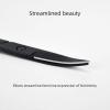 Small Scissors Beauty, 2 Stainless steel Scissors Black Eyebrow Scissors Nose Hair Scissors with Stainless Steel Straight and Rounded Tip for Facial Hair, Eyebrows, Beard, Ear view 4